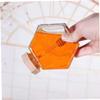 ABOOFAN Honey Storage Pot 220ml Glass Honey Jar Small Honey Dispenser Syrup Honey Container Honey Pot Lid view 2