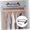 ABOOFAN Pull Out Clothes Hanger Rack for Wardrobe Versatile Clothing Rail Bar Easy to Install Space-saving Design for Home Use for Coats Pants and view 3