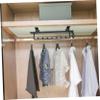ABOOFAN Pull Out Clothes Hanger Rack for Wardrobe Versatile Clothing Rail Bar Easy to Install Space-saving Design for Home Use for Coats Pants and view 4