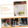 ABOOFAN Modern Simple Office Home Paper Storage Basket Sanitary Bucket Thickened Paper Can Practical Rubbish Bin Space-Saving for Bathroom Kitchen view 3