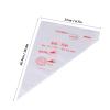 100pcs FoodGrade Clear Plastic Icing Piping Bags | Sturdy, Reusable Pastry Decorating Tool | Ideal for Cake, Fondant, Cupcake Decorations | Sizes Small, Medium, Large (S 15x3.5x2.5cm / 5.9x1.4x1in) view 4
