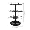 GOOHOCHY 2pcs Rotating Keychain Hanger Stand Jewelry Display Holder for Necklace Earring Ring Compact Desktop Organizer Stand view 2