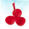 PRETYZOOM Silicone Egg Holder Set 3 Pcs Egg Boiling Cooker Rack Odorless and Easy to Use for Stovetop Microwave Freezer view 3
