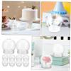 HOODANCOS 10pcs Transparent Bottle Christmas Snow Globe Frost Snow Globes for Snow Globes Craft Xmas Water Globes Keepsake Display Globe Snow Globe Blank Snow Did The Pet view 3