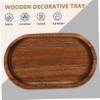 IMIKEYA Wooden Riser Stand for Entryway Decor Multifunctional Decorative Tray for Kitchen Countertop Bathroom Organization Stylish Aromatherapy Holder for Keys and Items view 3