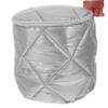 FELTECHELECTR Insulated Grocery Cooler Bag Thermal Food Transport Cover for Camping Takeout Outdoor Use Keeps Food Hot Cold Versatile Insulated Tote Silver view 3