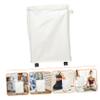 Slim Rolling Laundry Basket Beige with Handle, Oxford Cloth view 4