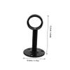 Happyyami 16pcs Stainless Steel Ceiling Bracket Rod Hanger Clamp Flange Seat Round Tube Seat for Wardrobe Rod End Supports view 2