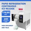 80/125/170KG/Day Snow Ice Machine, Snowflake Ice Maker, Korean Shaved Ice Machine, Snow Ice Maker, Snowflake Ice Shaver with Touch Panel for Restaurant,176 lbs/Day view 4