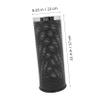 BIUDECO Stainless Steel Outdoor Umbrella Stand Bucket Rack Hotel Umbrella Storage Tube Multi-functional Ring Holder view 2