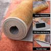 Ciicool 2x6 Washable Runner Rug, Modern Abstract Hallway Rug Runner, Non-Slip Thin Accent Rugs Lightweight Red Yellow Brown Print Distressed Carpet Runners for Laundry Entryway Bedroom Kitchen Indoor view 3