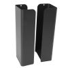 Aramox Magnetic Tissue Holder Wall Mounted Adjustable Tissue Box Organizer Carbon Steel Kitchen Paper Towel Dispenser, Stylish Design, Creative Wall Mounted Design, Magnetic (Black) view 2