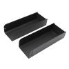 Aramox Magnetic Tissue Holder Wall Mounted Adjustable Tissue Box Organizer Carbon Steel Kitchen Paper Towel Dispenser, Stylish Design, Creative Wall Mounted Design, Magnetic (Black) view 3