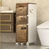 POLGDW Slim Bathroom Storage Cabinet Waterproof Gap Organizer Toilet Paper Cabinet Kitchen Storage & Organization Under Sink Organizer Small Footprint: 25cm W * 37.5cm D view 1