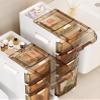 POLGDW Slim Bathroom Storage Cabinet Waterproof Gap Organizer Toilet Paper Cabinet Kitchen Storage & Organization Under Sink Organizer Small Footprint: 25cm W * 37.5cm D view 3
