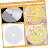 UTHCLO 10pcs Silicone Dehydrator Sheets Round Fruit Jerky Dryer Mats Drying Rack Kitchen Food Dehydrator Accessories view 4