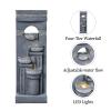 42.52" Outdoor Garden Water Fountain with Lights Floor-Standing 4 Tiers Cascading Large Waterfall Fountain for Patio, Backyard, Deck, Porch and Home Art Decor view 3