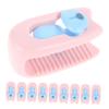 Unomor 10pcs Plastic Quilt Cover Fixer Clips - Bed Sheet Grippers Invisible Bedding Holders for Secure and Neat Mattress Plastic Construction for All Bedding view 1