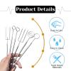 6 Pcs Chocolate Dipping Tools Professional Fondue Forks Stainless Steel Chocolate Dipping Fork for DIY Baking Supplies view 3