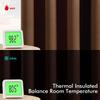 MIULEE Blackout Curtains for Bedroom Living Room 2 Panels, Thermal Insulated Room Darkening Drapes Grommet Noise Reducing Light Blocking Window Treatments 72 Inches Long 40x72 Inch Mocha Brown view 3