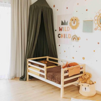 Bed Frame from Wood (Birch Wood, Twin)