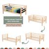 Bed Frame from Wood (Birch Wood, Twin) view 2