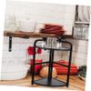 Alipis Kitchen Storage Stand Organizer Rack Corner Shelves for Kitchen Easy Install view 2
