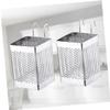 Alipis 2pcs Stainless Steel Chopsticks Storage Container Draining Rack Silverware Organizer view 3