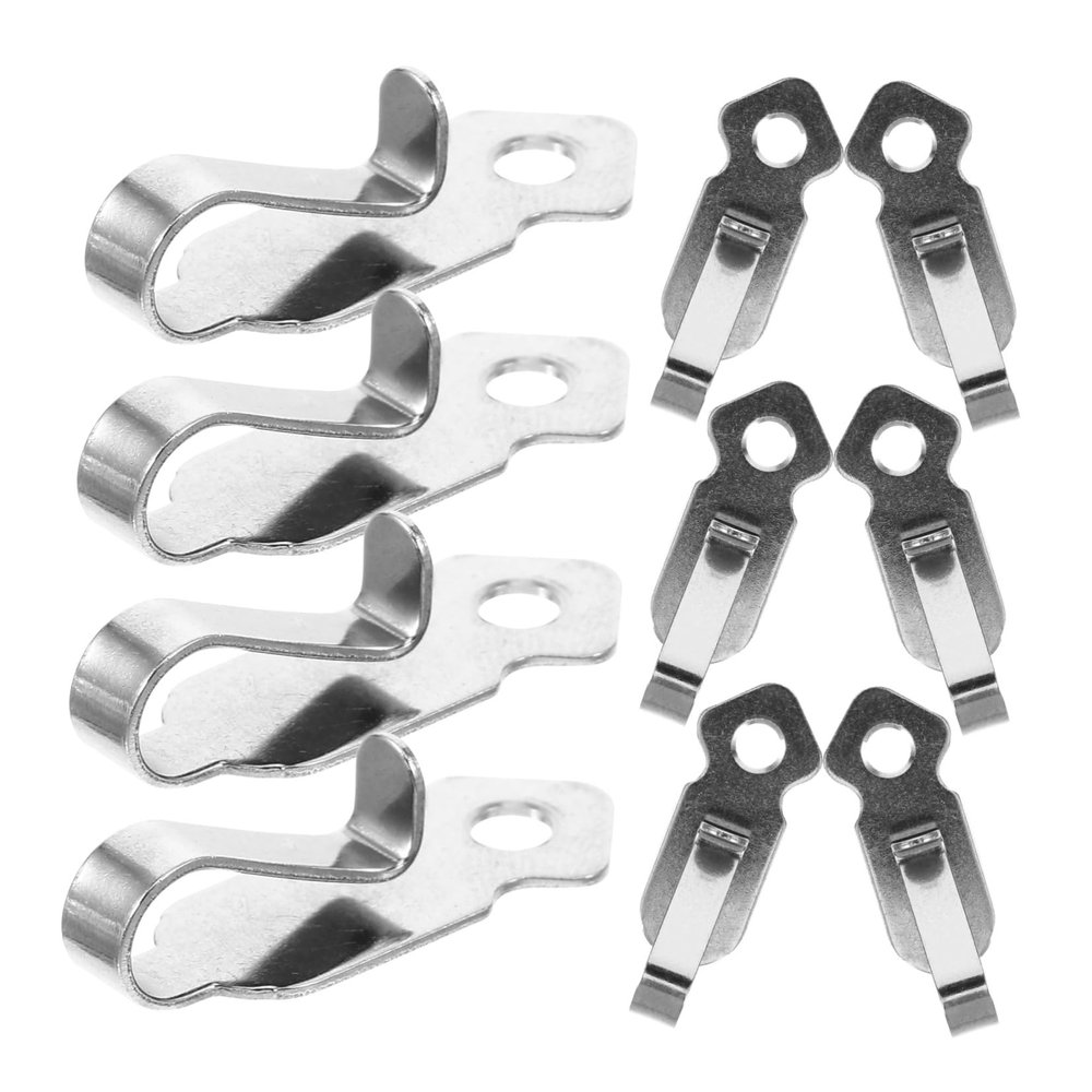 VILLCASE 10sets Hanging Hooks for String Lights Outdoor Use Screw Hooks for Led Lights Secure Hanging for Parties and Events