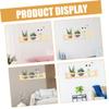 ABOOFAN 2pcs Space-saving Wall Mount Floating Shelf Rack Wooden Wall Shelves Versatile for Living Bedroom view 4