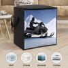 Home Snowmobile Printed Quilt Storage Bag Is Suitable for Storing Large/medium Double Beds, Blankets, Pillows, Blankets, And Bedding view 3
