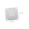 LOEFLIFA 10pcs Iron Furniture Leg Mounting Plates Leg Mounting Plates for Couch Sofa Furniture Hardware view 2