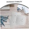 LOEFLIFA 10pcs Iron Furniture Leg Mounting Plates Leg Mounting Plates for Couch Sofa Furniture Hardware view 3