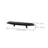 Black Wooden Decorative Tray with Three-Leg Design for Home Decor view 2