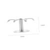 Rotating Utensil Holder with 8 Claw Hooks, Stainless Steel Wall Mounted view 2