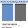 One-Way Privacy Window Film Roller Shade Wide 12-58 Inches Daytime Use Sun Blocking & UV Protection for Home Office/Study, No Drill Cordless PET Blinds to Protect Furniture from Heat(Blue,38''W x 79'' view 4
