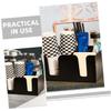 Healifty Elegant Countertop Bar Organizer 2 Pack Tea Bag Storage Boxes Pp Material Napkin Stirrer Holder view 4