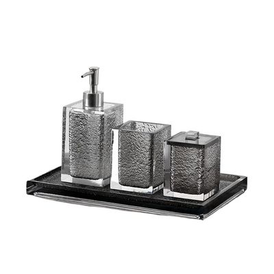 ONMYJFD Wash Cup Set Mouthwash Cup Bathroom Hotel Bathroom Five-Piece Set Bathroom Decoration Tray