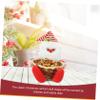 TOPPERFUN Santa Claus Candy Storage Basket Xmas Candy Holder Decorative Basket for Holiday Treats Snowman Design for Festive Table Decor and Snack Storage view 2