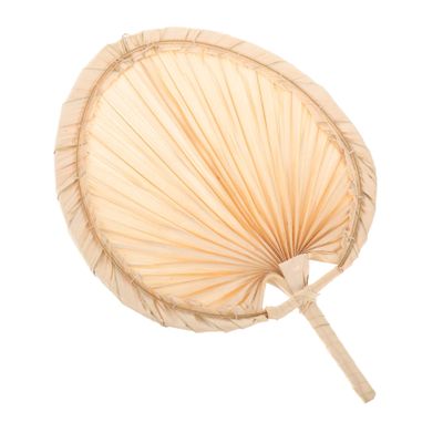 BIUDECO Handmade Knitted Fan Handheld Cooling Fan Portable Palm Leaf Decorative Wall Hanging for Wedding Gifts and Home Decor
