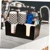 SOLUSTRE 2pcs Counter Top Tea Bag Organizer Storage Box Bar Compartment Sugar Bag Holder view 2