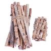 DOITOOL 40pcs Birch Branches Driftwood Fire Logs Rack Twig Lights Lifelike Log Slices Decor Light Trees for Decoration Indoor Birch Twigs Christmas Decoration Fall Log Burner Wooden view 1