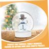 ABOOFAN 12pcs Clear Plastic Water Globes for Christmas Crafts Empty Snow Globes for Creative Decoration Capacity for Holiday Projects and Festive Activities view 3