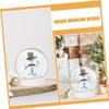 ABOOFAN 12pcs Clear Plastic Water Globes for Christmas Crafts Empty Snow Globes for Creative Decoration Capacity for Holiday Projects and Festive Activities view 4