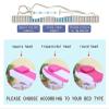 Memory Foam Mattress Topper for Massage Bed Lash Bed Topper High Density with Face Hole and Elastic Straps Comfort & Support Lash Bed Cushion for Beauty Salon,Grey 4cm,S 70190cm view 3