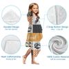 Personalized Kids Hooded Bath Towel with Name, Custom Kid Beach Towel with Hood for Boys Toddler, Soft Hooded Towels Wrap for Pool, Swim & Cover Up, Motocross view 4