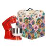LVEWYB Boho Flower Dragonfly Kitchen Stand Mixer Cover Appliance Covers with Adjustable Drawcord and Storage Pocket Home Kitchen Decor Waterproof Mixer Covers Dust Cover view 3