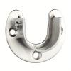 Closet Rod Brackets 20Pcs Stainless Steel Flange Seat Wardrobe Hanger Rod Fixing Hardware Accessories Curtain Rod Tube Hook for Closet Bathroom(25mm 2pc) view 4