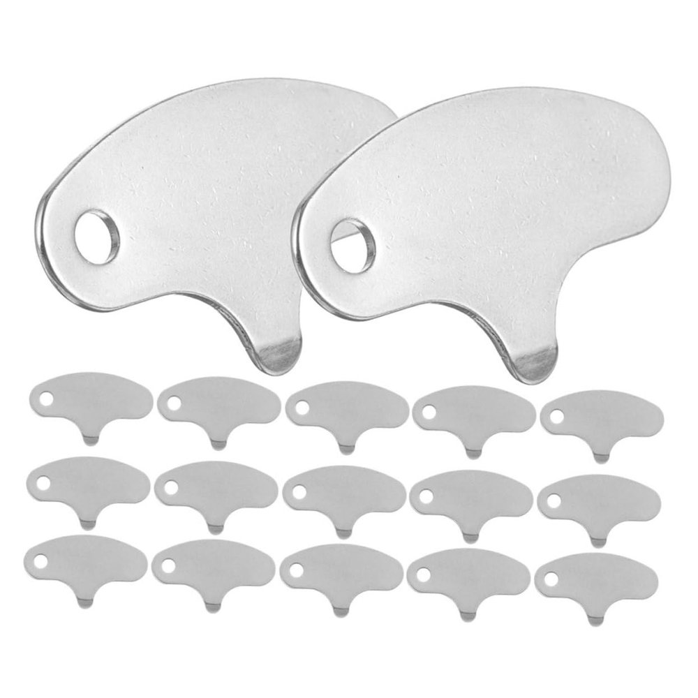 FELTECHELECTR 20pcs Nut Crackers Tool Walnut Opener Macadamia Nut Openers Mini Steel Nutcracker Portable Manual for Hazelnut Efficient Cracking