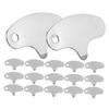 FELTECHELECTR 20pcs Nut Crackers Tool Walnut Opener Macadamia Nut Openers Mini Steel Nutcracker Portable Manual for Hazelnut Efficient Cracking view 1